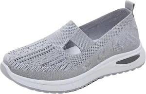 Women's Woven Orthopedic Breathable Soft Shoes Running Shoes for Women Winter Business Casual Shoes Fashion Sneakers 2025 Waterproof Tennis Shoe Casual Loafers