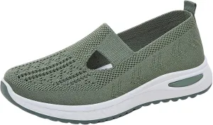 Women's Woven Orthopedic Breathable Soft Shoes Running Shoes for Women Winter Business Casual Shoes Fashion Sneakers 2025 Waterproof Tennis Shoe Casual Loafers