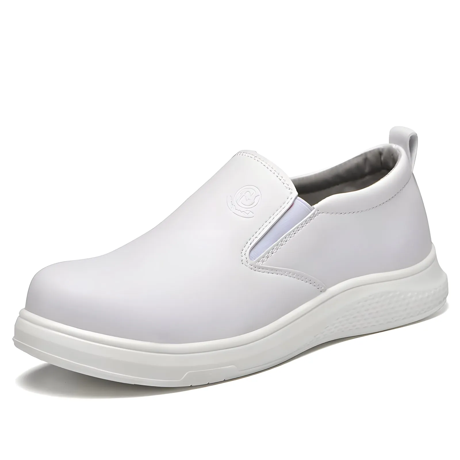 Yogi White Cushion Safety Steel Toe Shoes