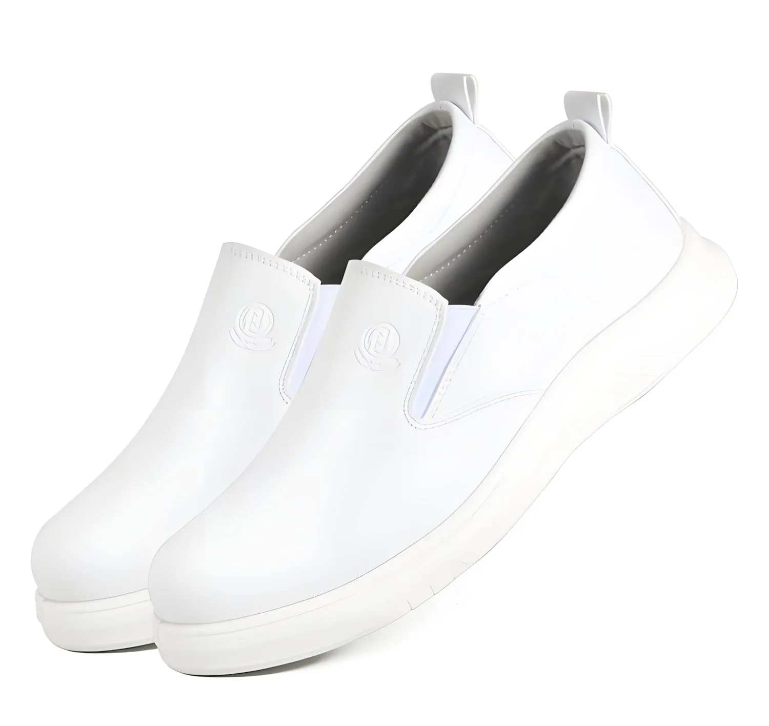 Yogi White Cushion Safety Steel Toe Shoes