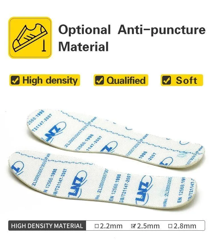 Yogi White Cushion Safety Steel Toe Shoes