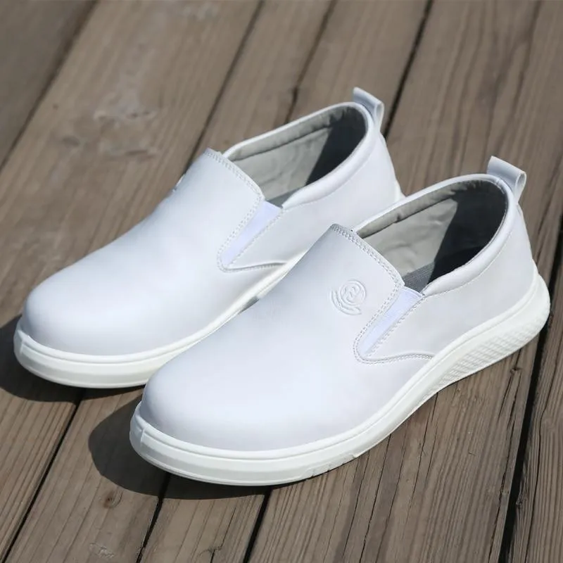 Yogi White Cushion Safety Steel Toe Shoes