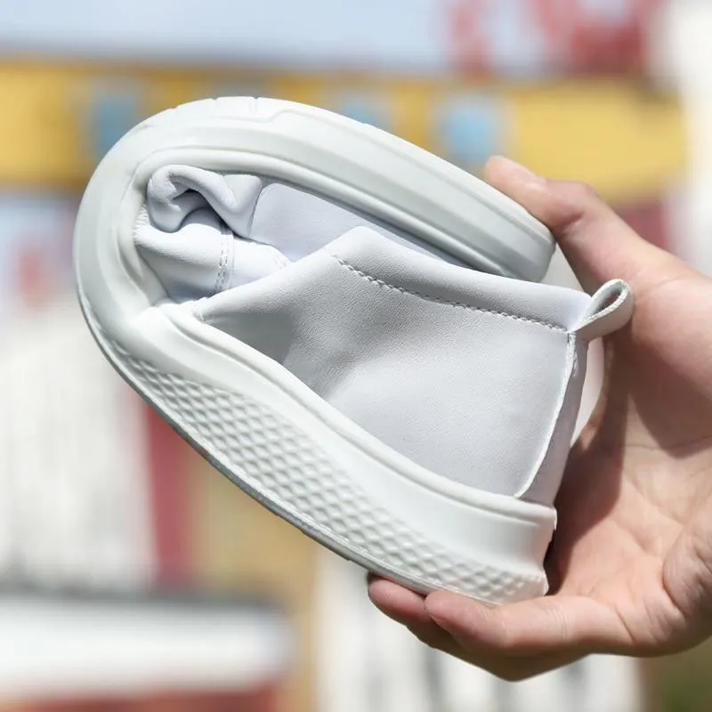 Yogi White Cushion Safety Steel Toe Shoes