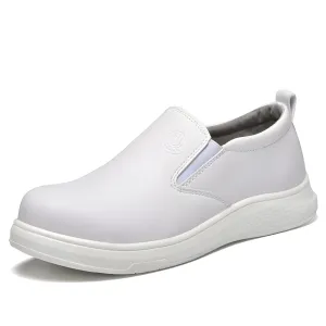Yogi White Cushion Safety Steel Toe Shoes