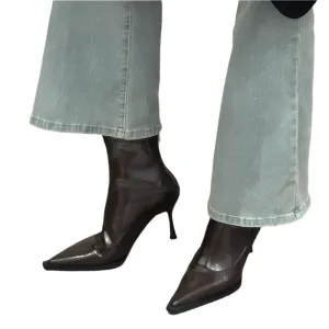 ZORA | Pointed Toe Eco-Leather Booties